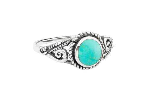 Anillo plata 925 turquesa 