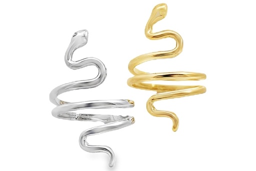 Anillo plata 925 serpiente