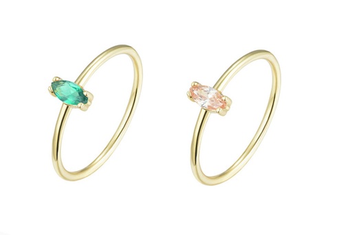 Anillo plata 925 zirconita 