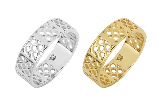 Anillo plata 925 flor de barcelona