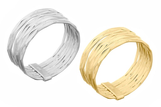 Anillo plata 925 7 alianzas unidas 