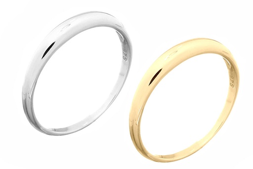 Sterling silver alliance ring