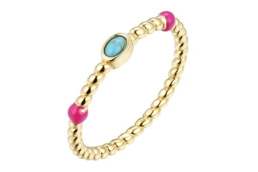 Anillo plata 925 con esmalte