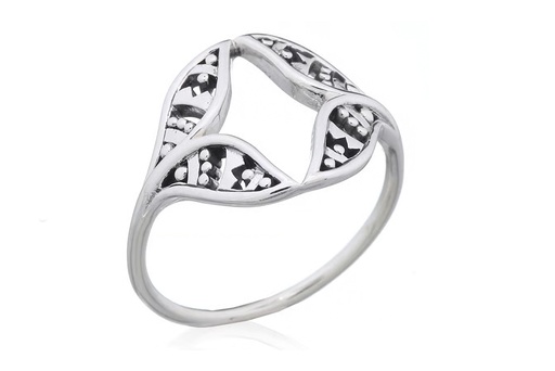 Anillo plata 925 dos colas de ballena