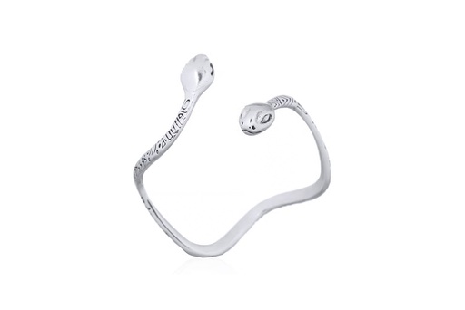 Anillo plata 925 serpiente abierto