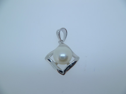 [005630001PBL] Silver 925 pearl pendant