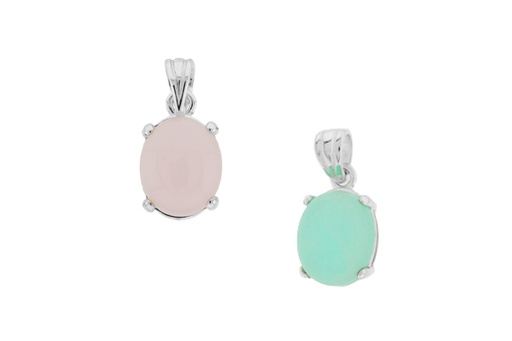 Silver 925 semi precious stone pendant