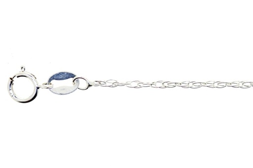 French rope 022 50cm sterling silver