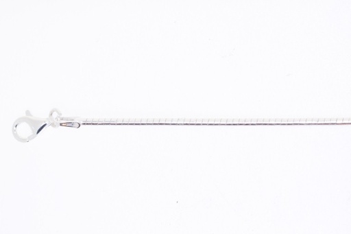 Omega chain 120 50cm rhodium