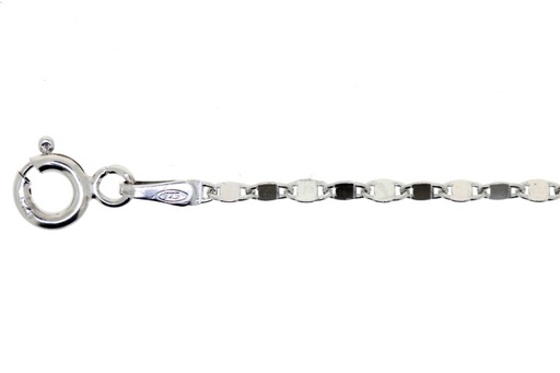 Cadena rolo con cuadrado diamantada 040 