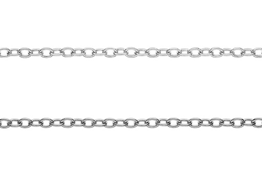 Oval cable chain by meter 040