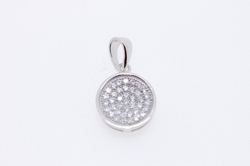 Pendant silver 925 cz micro-setting