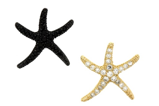 Colgante plata 925 zirconita estrella de mar