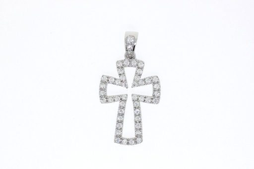 [058430001ZBL] Pendant silver 925 cz cross