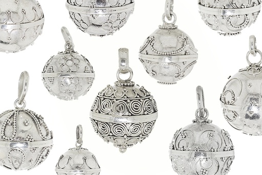 Pendant ball silver 925