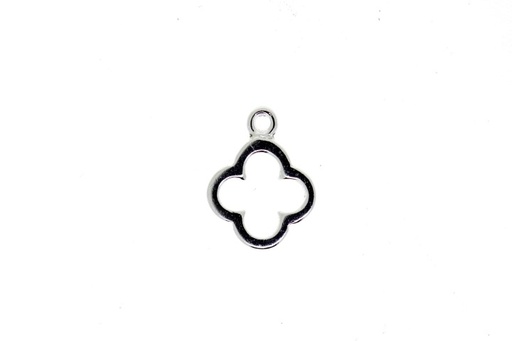 [0616500000PL] Colgante charm plata 925 flor 