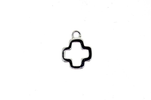 Colgante charm plata 925 cruz 