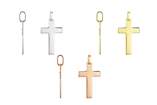 Sterling silver cross pendant