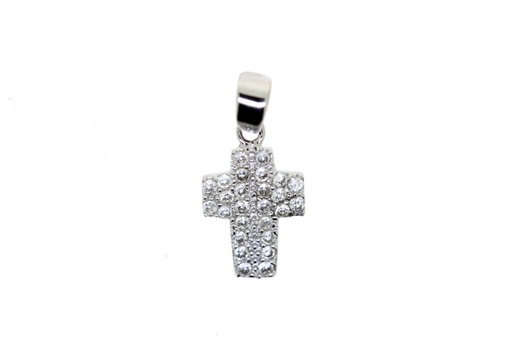 Silver 925 pendant cross cz