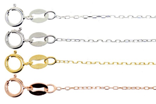 Dc long anchor chain 025 45cm sterling silver