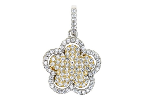 [066570002ZBL] Silver 925 microsetting pendant cz