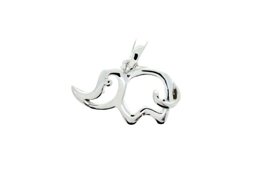 [0698200000PL] Colgante plata 925 elefante 