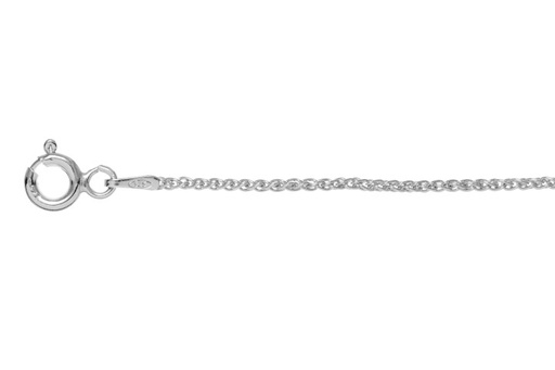 Wheat chain silver 925 030 50cm rhodium