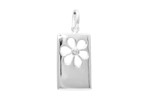 [077820000ZBL] Colgante plata 925 flor zirconita 