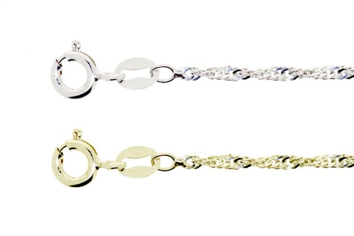 Singapore chain 035 50cm sterling silver