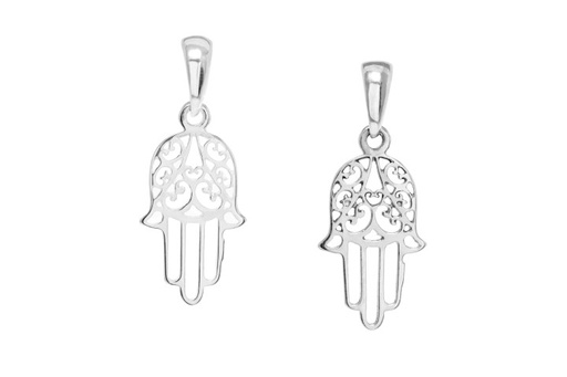 Silver 925 hand of fatima pendant
