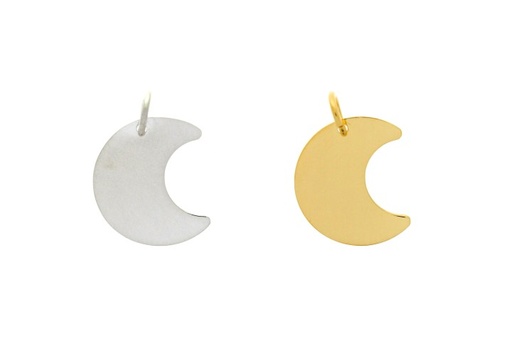 Colgante charm plata 925 luna 