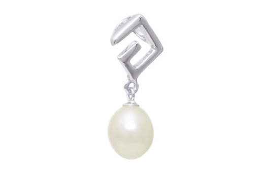 [086380001PBL] Silver 925 pendant pearl
