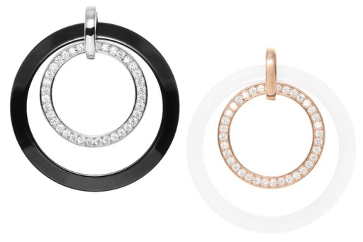 Silver 925 ceramic cz pendant