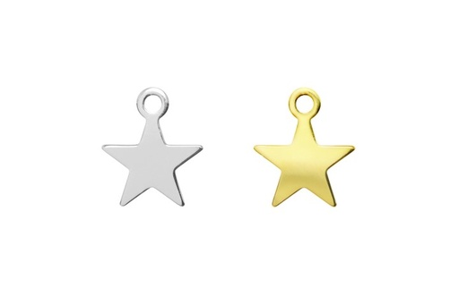 Colgante charm plata 925 estrella 