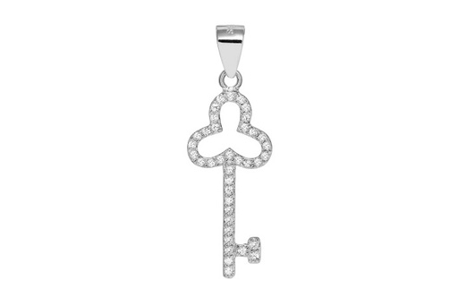[093170001ZBL] Silver 925 pendant cz key