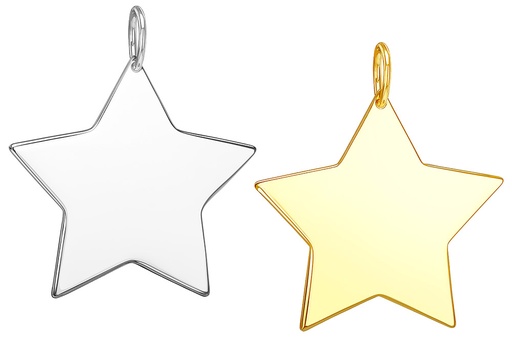 Silver 925 star pendant