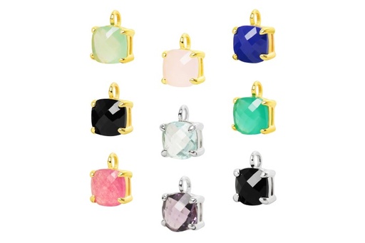 Silver 925 pendant semi precious stone