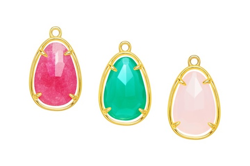 Silver 925 pendant semi precious stone