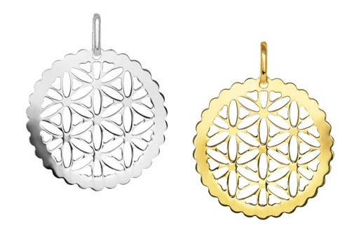 Silver 925 flower of life pendant