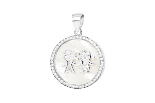 [099310001ZNA] Silver 925 pendant cz mop