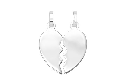 [1014600000PL] Silver 925 two in love pendant