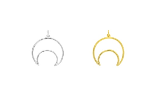 Colgante charm plata 925 luna