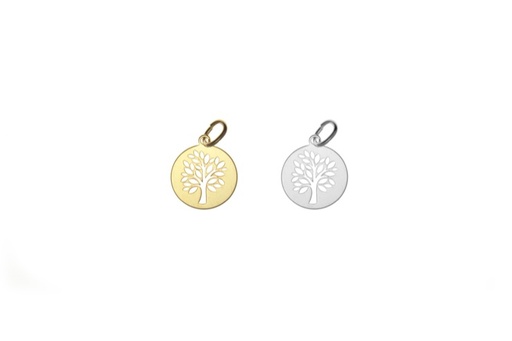 Colgante charm plata 925 arbol de la vida