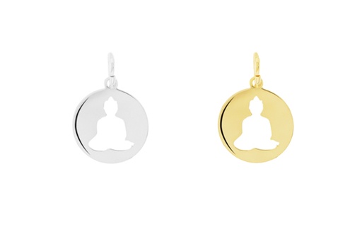 Colgante charm plata 925 buda 