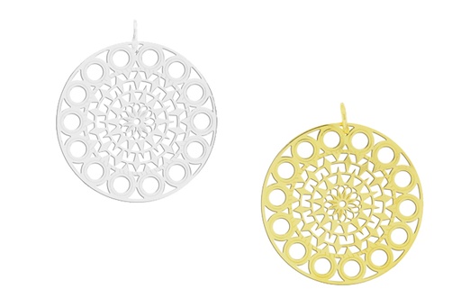 Colgante plata 925 mandala 