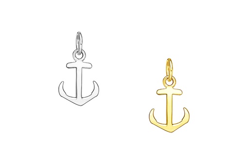 Silver 925 anchor pendant charm