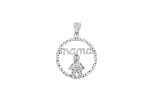 [115170001ZBL] Silver 925 pendant cz