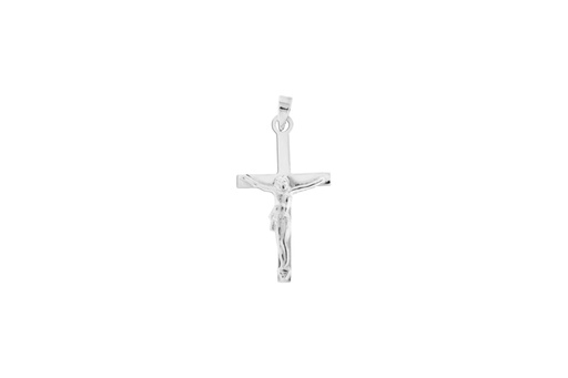 [1167000000PL] Colgante plata 925 cruz con jesucristo 