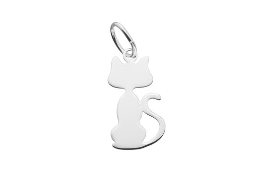 [1181500000PL] Colgante plata 925 gato 