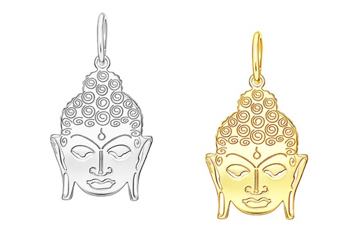 Silver 925 buda pendant